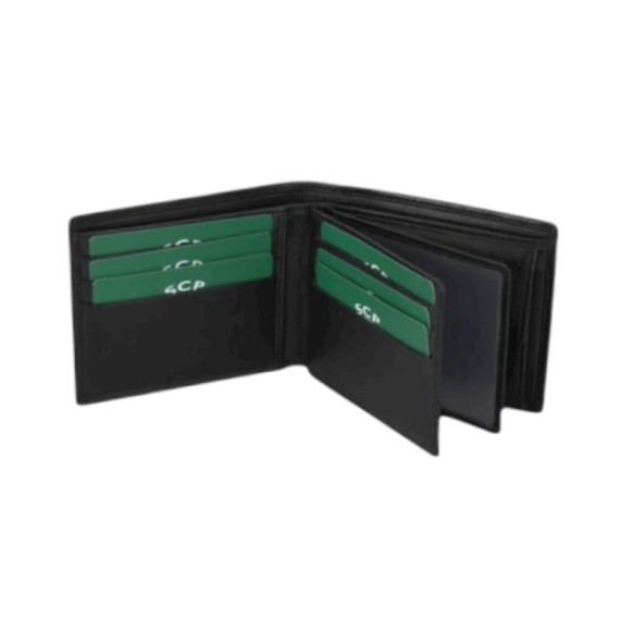 Carteira de Documentos RFID SPORTING 3282 Preta | Ref. 254.SCP3282P