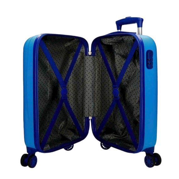 Mala de Cabine / Trolley 50cm 4 Rodas SPIDERMAN Vigilant Azul | Ref. 186.4451341