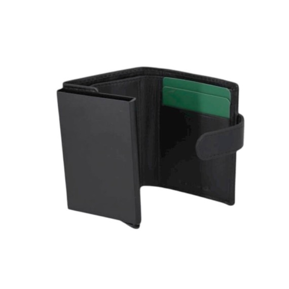 Porta-Cartões c/ Ejetor SPORTING 3289 Preto | Ref. 254.SCP3289P