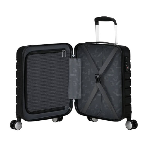 AMERICAN TOURISTER Mala de Cabine 45cm 4R Easyjet Flashline Preta | Ref. 92ME800709