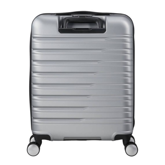 AMERICAN TOURISTER Mala de Cabine 55cm 4R Frontal Flashline Prata | Ref. 92ME800625