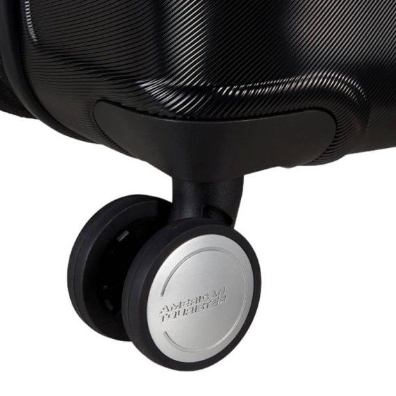 AMERICAN TOURISTER Mala de Cabine 55cm 4R Frontal Flashline Preta | Ref. 92ME800609