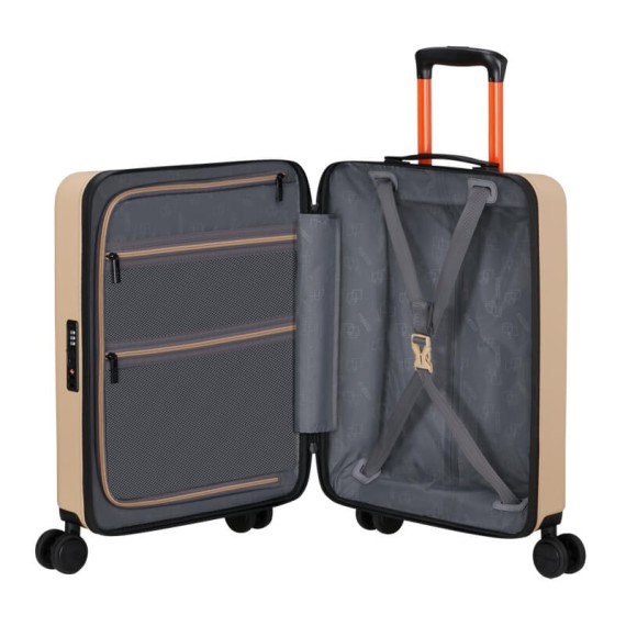AMERICAN TOURISTER Mala de Cabine 55cm 4R Trailon Bege | Ref. 92MG600105
