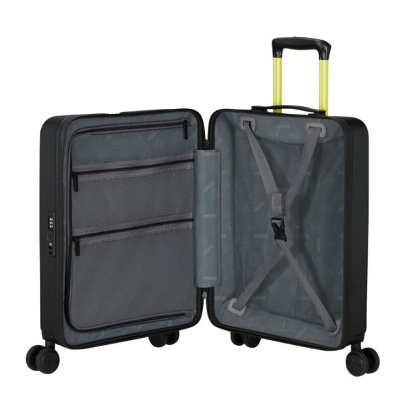 AMERICAN TOURISTER Mala de Cabine 55cm 4R Trailon Preta | Ref. 92MG600109