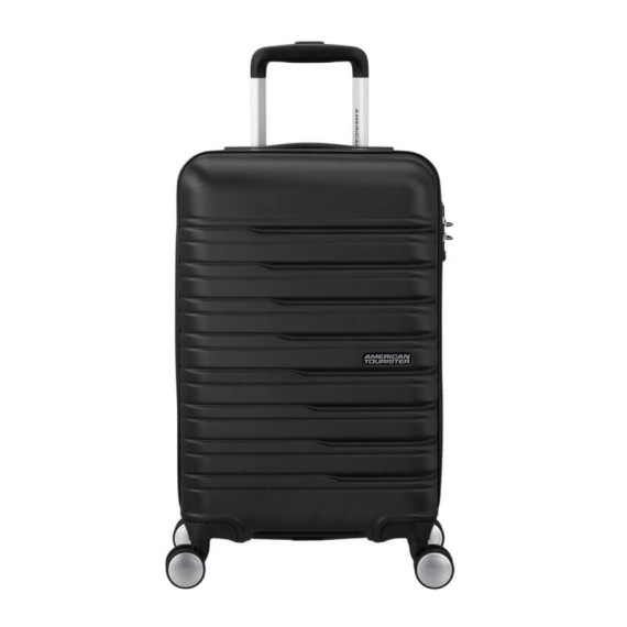AMERICAN TOURISTER Mala de Cabine 55x35cm 4R Flashline Preta | Ref. 92ME800509
