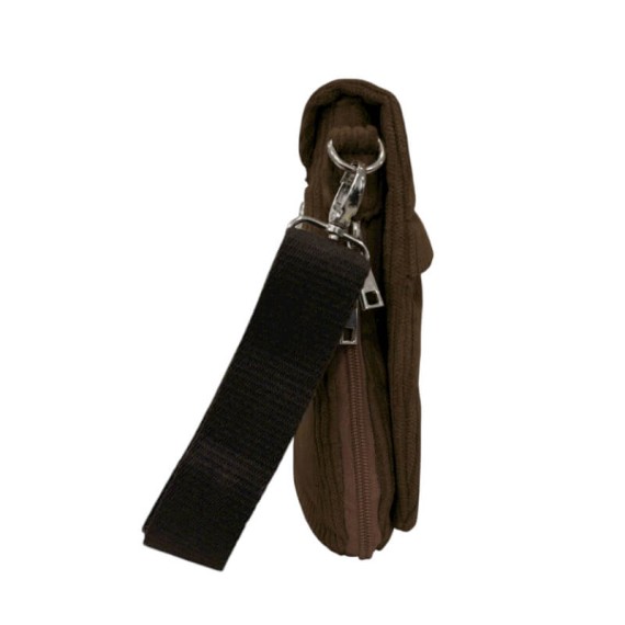 Bolsa de Tiracolo c/ Pala PHYNÈS 3345 Castanho Escuro | Ref. 179.3345C