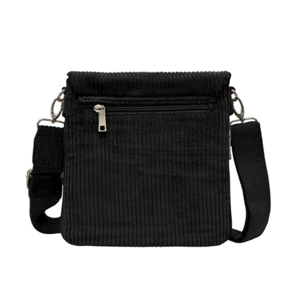 Bolsa de Tiracolo c/ Pala PHYNÈS 3345 Preta | Ref. 179.3345P