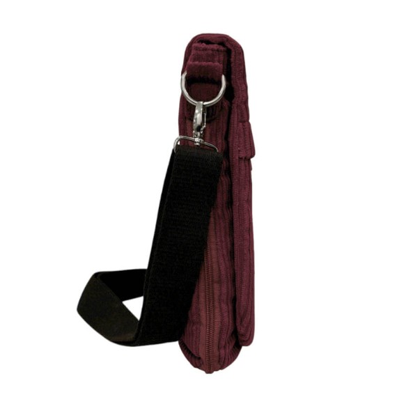 Bolsa de Tiracolo Grande c/ Pala PHYNÈS 3346 Bordô | Ref. 179.3346BO