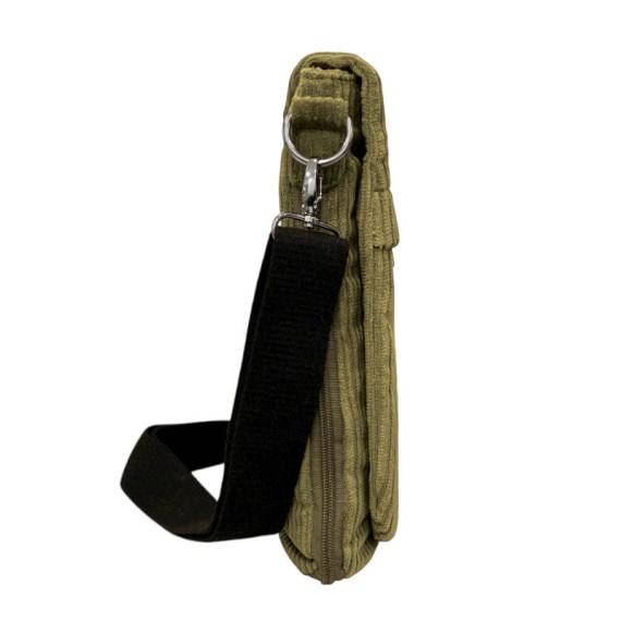 Bolsa de Tiracolo Grande c/ Pala PHYNÈS 3346 Castanho Claro | Ref. 179.3346CC