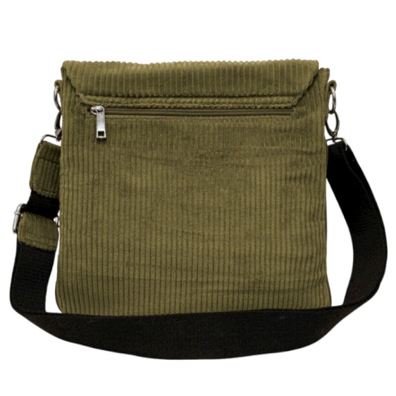 Bolsa de Tiracolo Grande c/ Pala PHYNÈS 3346 Castanho Claro | Ref. 179.3346CC