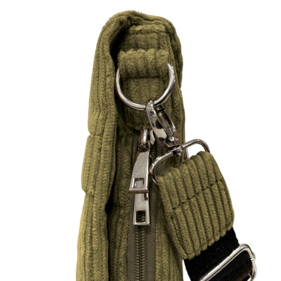 Bolsa de Tiracolo Grande c/ Pala PHYNÈS 3346 Castanho Claro | Ref. 179.3346CC