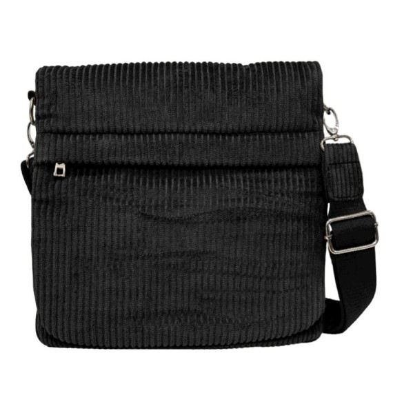 Bolsa de Tiracolo Grande c/ Pala PHYNÈS 3346 Preta | Ref. 179.3346P