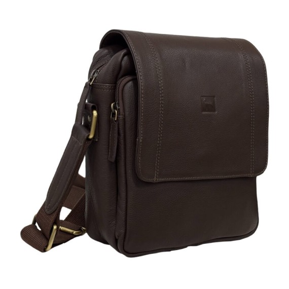 Bolsa de Tiracolo Grande DOGGY Castanha | Ref. 86.NDM47C