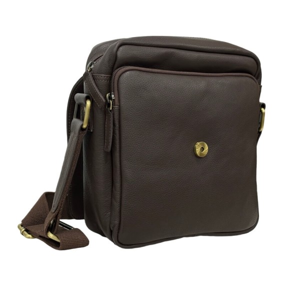 Bolsa de Tiracolo Grande DOGGY Castanha | Ref. 86.NDM47C