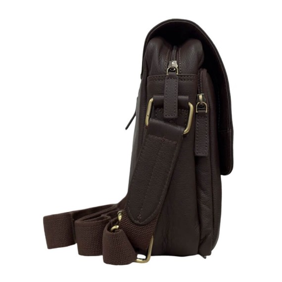 Bolsa de Tiracolo Grande DOGGY Castanha | Ref. 86.NDM47C