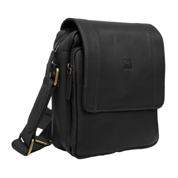 Bolsa de Tiracolo Grande DOGGY Preta | Ref. 86.NDM47P