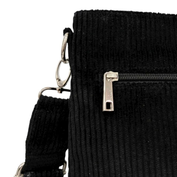 Bolsa de Tiracolo Grande PHYNÈS 8073342 Preta | Ref. 179.3342P