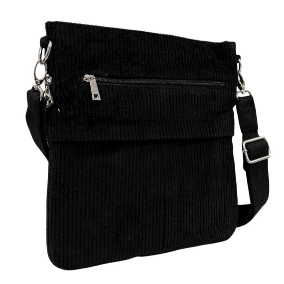Bolsa de Tiracolo Grande PHYNÈS 8073342 Preta | Ref. 179.3342P