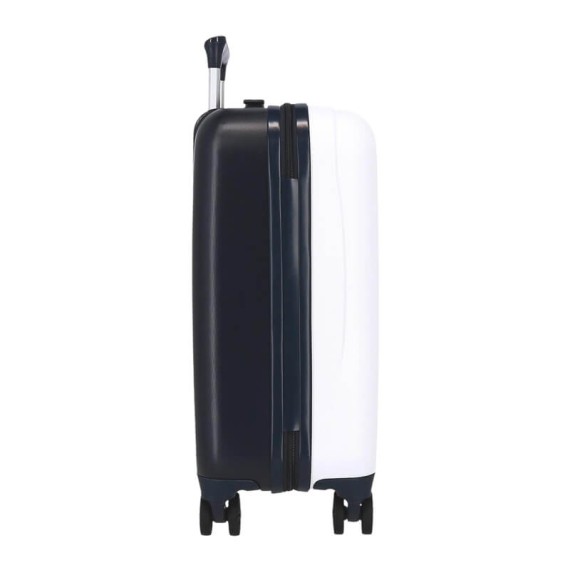 Mala de Cabine / Trolley 50cm 4R STITCH Happy Branco/Preto | Ref. 186.4381342