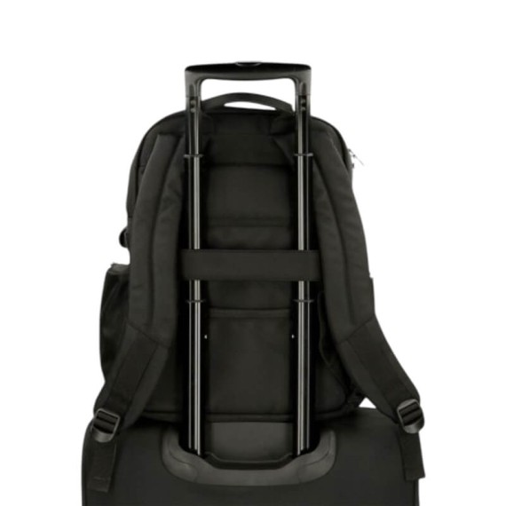 Mochila para Portátil 15” Adapt. PEPE JEANS Bromley 24 Preta | Ref. 186.7062741