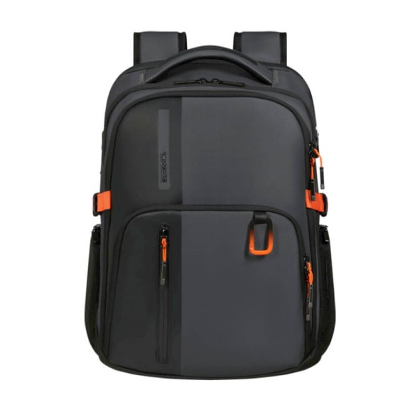 SAMSONITE Mochila para Portátil 15.6” Biz2Go Grafite/Laranja | Ref. 92KI100539