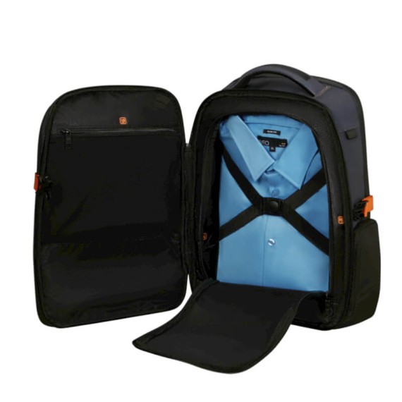 SAMSONITE Mochila para Portátil 15.6” Biz2Go Grafite/Laranja | Ref. 92KI100539