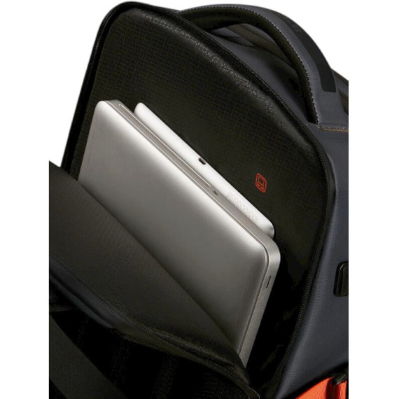 SAMSONITE Mochila para Portátil 15.6” Biz2Go Grafite/Laranja | Ref. 92KI100539