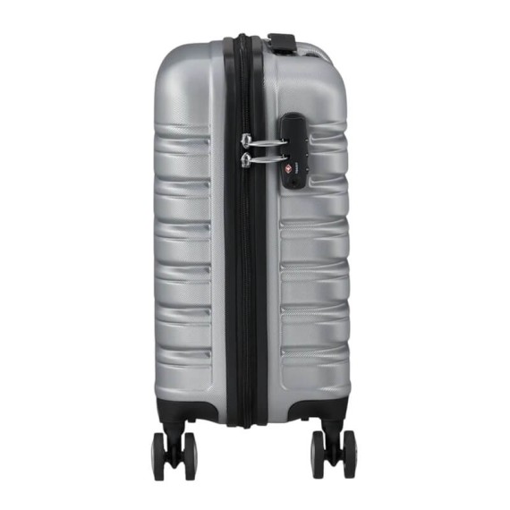 AMERICAN TOURISTER Mala de Cabine 45cm 4R Easyjet Flashline Prata | Ref. 92ME800725