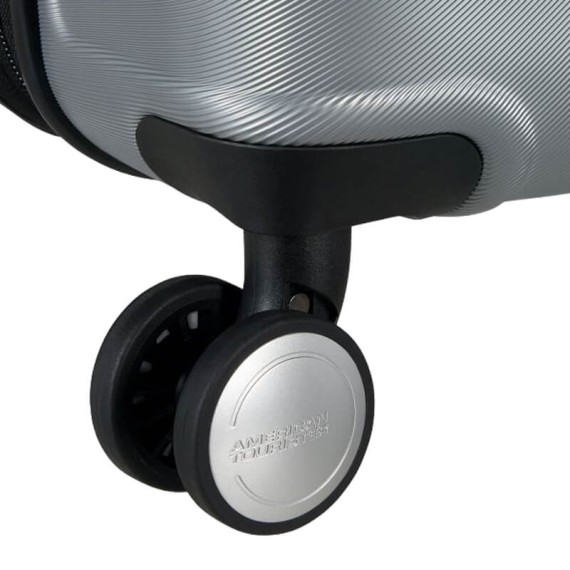 AMERICAN TOURISTER Mala de Cabine 45cm 4R Easyjet Flashline Prata | Ref. 92ME800725