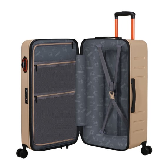 AMERICAN TOURISTER Mala de Viagem Grande 73cm 4R Trailon Bege | Ref. 92MG600205 AMERICAN TOURISTER Mala de Viagem Grande 73cm 4R Trailon Bege | Ref. 92MG600205
