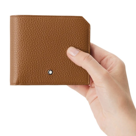 Carteira de Homem 8CC MONTBLANC Soft Grain Caramelo | Ref. 238.198366