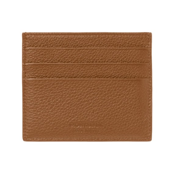 Porta-Cartões 6CC MONTBLANC Soft Grain Caramelo | Ref. 238.198368