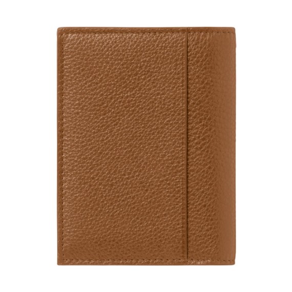 Porta-Cartões Vertical 4CC MONTBLANC Soft Grain Caramelo | Ref. 238.198303
