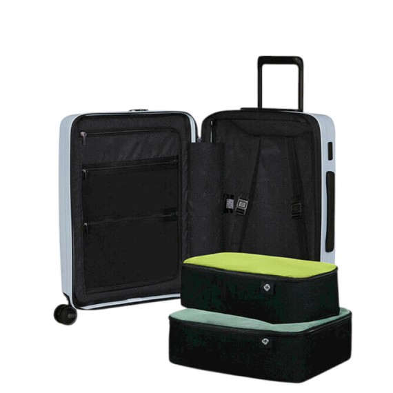 SAMSONITE Mala de Cabine / Trolley 55cm 4R Exp. Easy Access Restackd Glaciar | Ref. 92KO600211