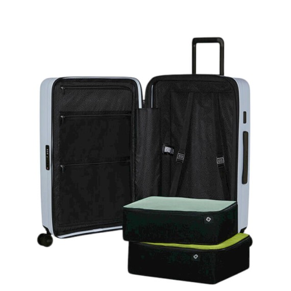 SAMSONITE Mala de Viagem / Trolley Médio 68cm 4R Exp. Restackd Glaciar | Ref. 92KO600311