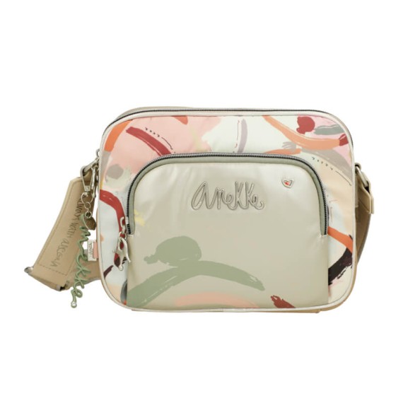 ANEKKE Bolsa de Tiracolo 2C Média Alma Smart Pack Dourada | Ref. 280.40603-516 ANEKKE Bolsa de Tiracolo 2C Média Alma Smart Pack Dourada | Ref. 280.40603-516