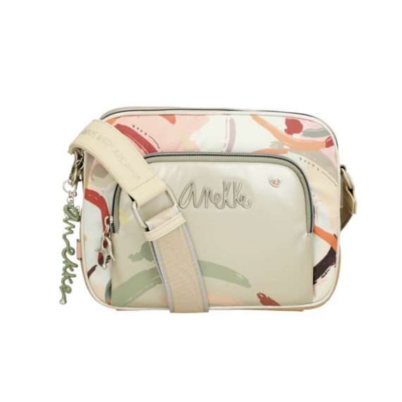 ANEKKE Bolsa de Tiracolo 2C Média Alma Smart Pack Dourada | Ref. 280.40603-516 ANEKKE Bolsa de Tiracolo 2C Média Alma Smart Pack Dourada | Ref. 280.40603-516