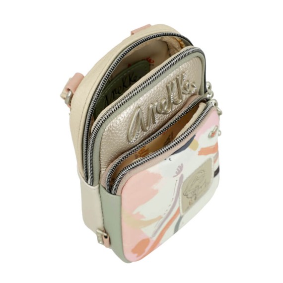 ANEKKE Mini Bolsa Tiracolo c/ Bolso Alma Smart Pack Dourada | Ref. 280.40603-907