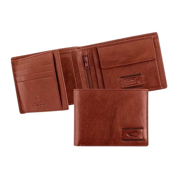 CAMEL ACTIVE Carteira Tradicional c/ Porta-Moedas Panama Conhaque | Ref. 9125070422