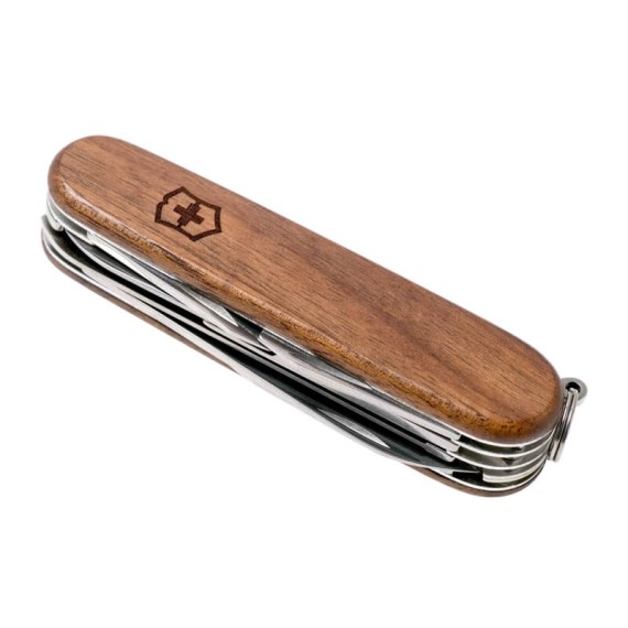 Canivete 91mm 13 Funções VICTORINOX Huntsman Wood Madeira | Ref. 320.13711.63 Canivete 91mm 13 Funções VICTORINOX Huntsman Wood Madeira | Ref. 320.13711.63