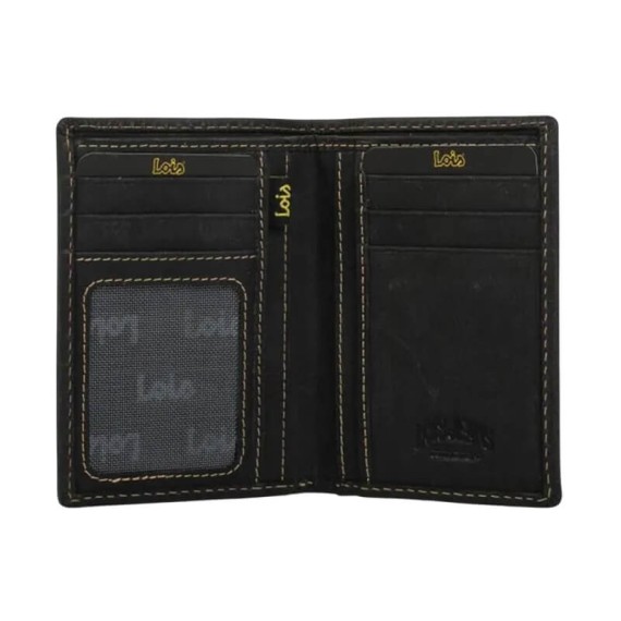 LOIS Carteira de Homem Vertical Preta | Ref. 237.1141801 LOIS Carteira de Homem Vertical Preta | Ref. 237.1141801