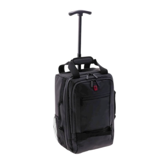 Trolley/Mochila c/ Rodas Vueling/Ryanair GLADIATOR Polar Preto | Ref. 225.395804