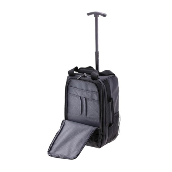 Trolley/Mochila c/ Rodas Vueling/Ryanair GLADIATOR Polar Preto | Ref. 225.395804