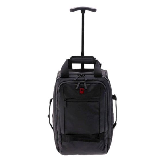 Trolley/Mochila c/ Rodas Vueling/Ryanair GLADIATOR Polar Preto | Ref. 225.395804