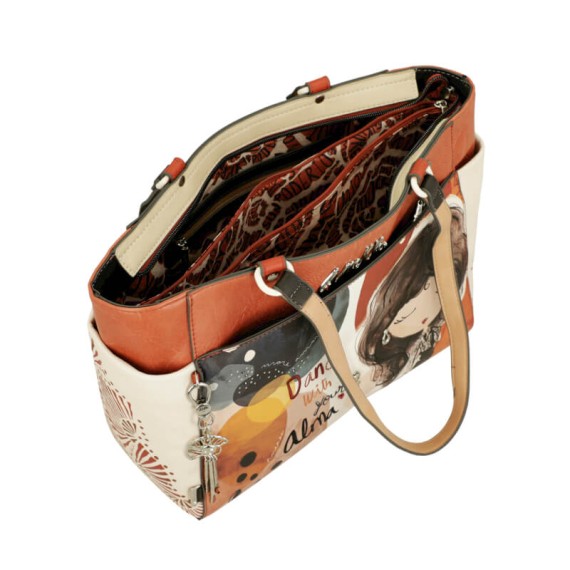 ANEKKE Mala de Ombro Grande Alma Branca | Ref. 280.40702-216 ANEKKE Mala de Ombro Grande Alma Branca | Ref. 280.40702-216