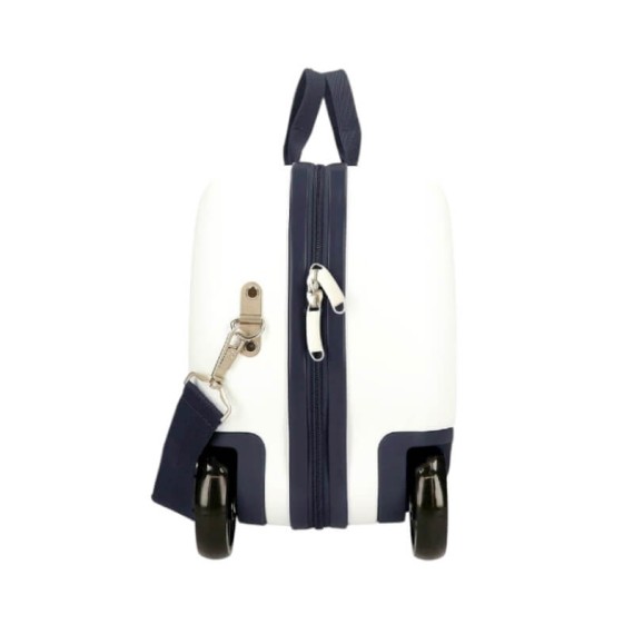 Mala de Viagem Infantil ABS 4 Rodas Easyjet STITCH Exited Branca | Ref. 186.4371041