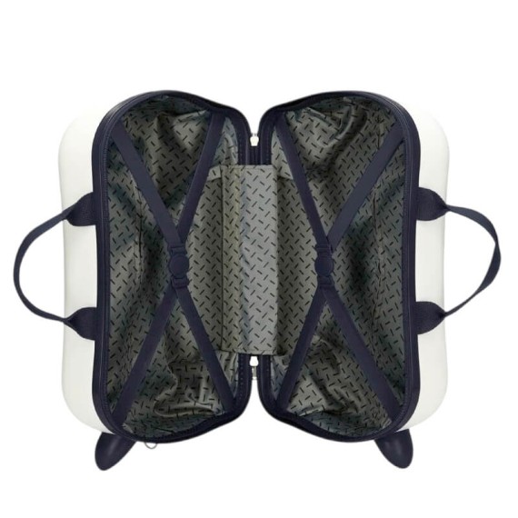 Mala de Viagem Infantil ABS 4 Rodas Easyjet STITCH Exited Branca | Ref. 186.4371041