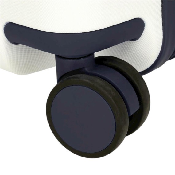 Mala de Viagem Infantil ABS 4 Rodas Easyjet STITCH Exited Branca | Ref. 186.4371041