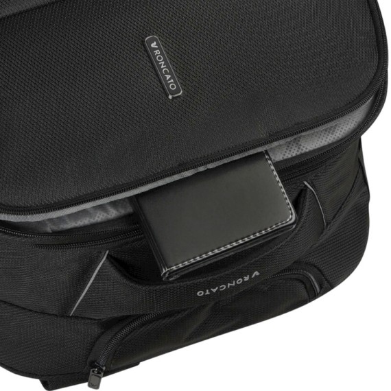 RONCATO Mochila c/ Rodas 55x40x20cm Ironik 2.0 Preta | Ref. 99.41531701