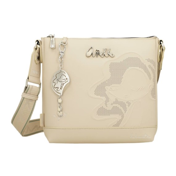 ANEKKE Bolsa de Tiracolo Média Alma Original Bege | Ref. 280.40743-069